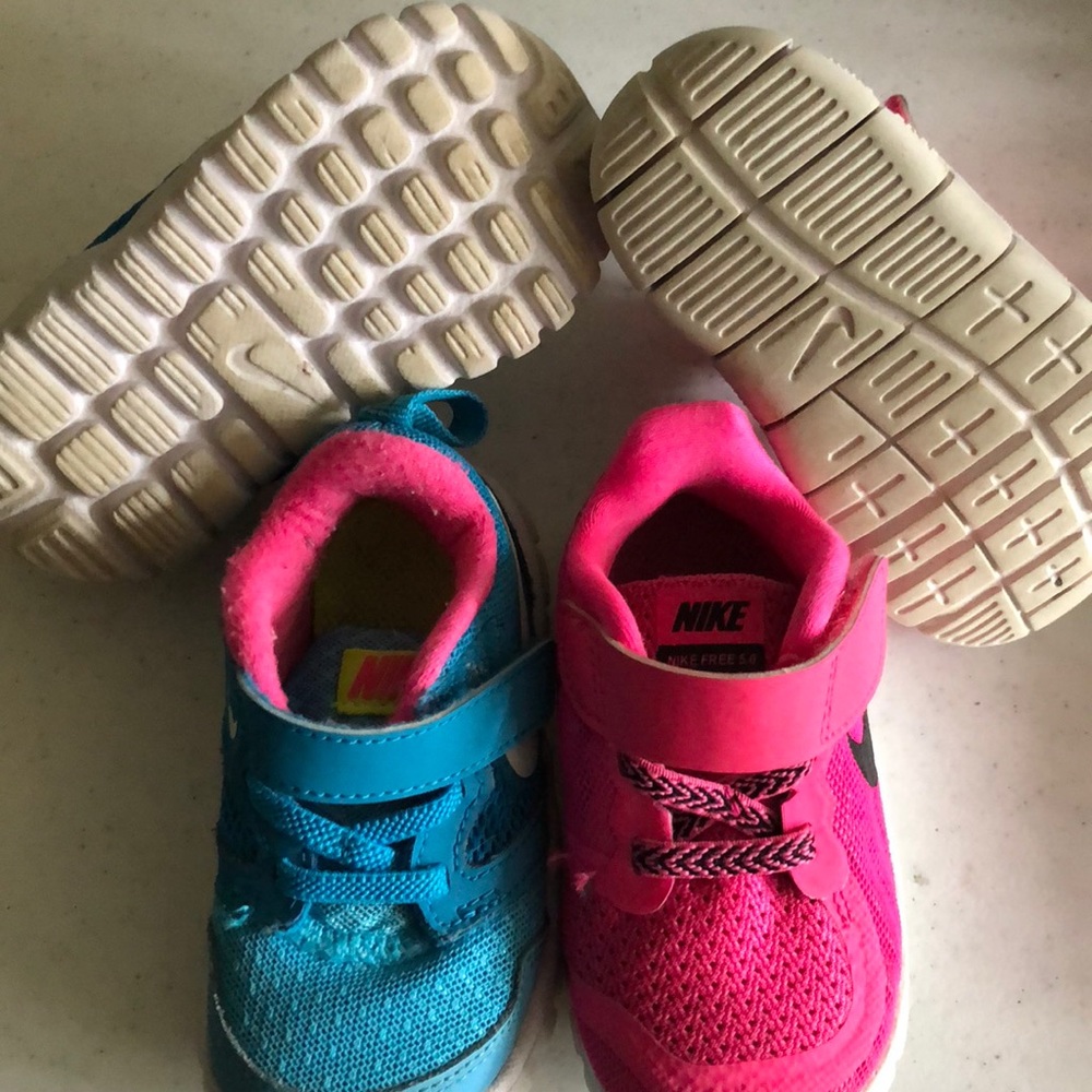TWO PAIR! Nike size 5 toddler shoes